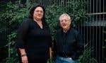 Giuliana Cucinelli (à gauche) et Saul Carliner